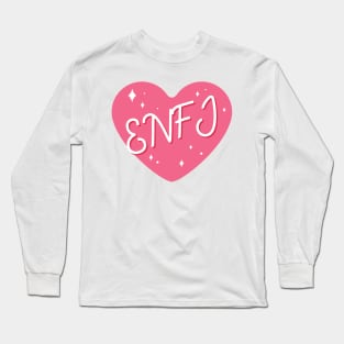 ENFJ personality typography Long Sleeve T-Shirt